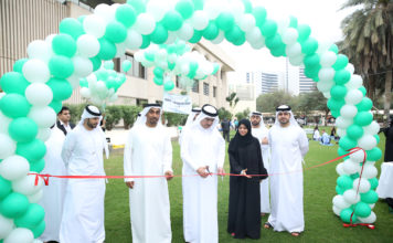 Dewa participates in sports day