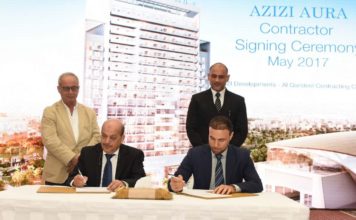 Azizi Developments awards Dh118m Contract for ‘Azizi Aura’ Downtown Jebel Ali