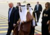 US President Donald Trump arrives in Saudi Arabia