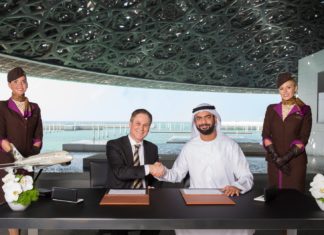 Louvre Abu Dhabi signs partnership with Etihad Airways