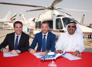 Milestone aviation and Leonardo to provide three AW169s to falcon aviation