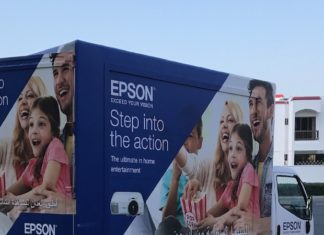 Epson’s mobile trucks bring wide screen HD entertainment across Dubai
