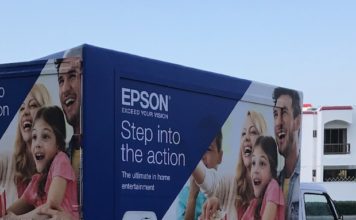 Epson’s mobile trucks bring wide screen HD entertainment across Dubai