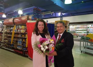 Switzerland ambassador visits Al Maya Supermarket