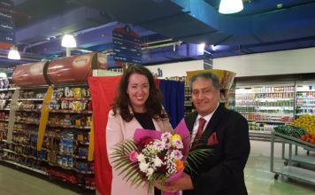 Switzerland ambassador visits Al Maya Supermarket