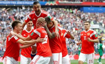 Russia start Fifa with five-star victory against Saudi Arabia