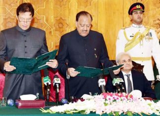 Imran Khan sworn in as 22nd prime minister of Pakistan