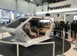 Panasonic unveils futuristic Autonomous Living Space Cabin at GITEX 2018