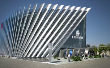 Emirates airline unveils its Pavilion for Expo 2020 Dubai at ATM Emirates pavillion at Expo202