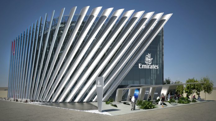 Emirates pavillion at Expo202