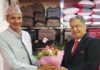 Ambassador of Nepal visits Al Maya Supermarkets, meets Kamal Vachani