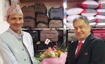 Ambassador of Nepal visits Al Maya Supermarkets, meets Kamal Vachani