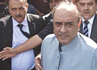 Former president of Pakistan Asif Zardari arrested co-chairman Asif Ali Zardari