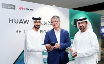 Etisalat and Huawei unveil HUAWEI Mate 20 X (5G) device HUAWEI Mate 20 X 5G