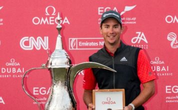 Lucas Herbert wins the 2020 OMEGA Dubai Desert Classic Omega Desert Classic