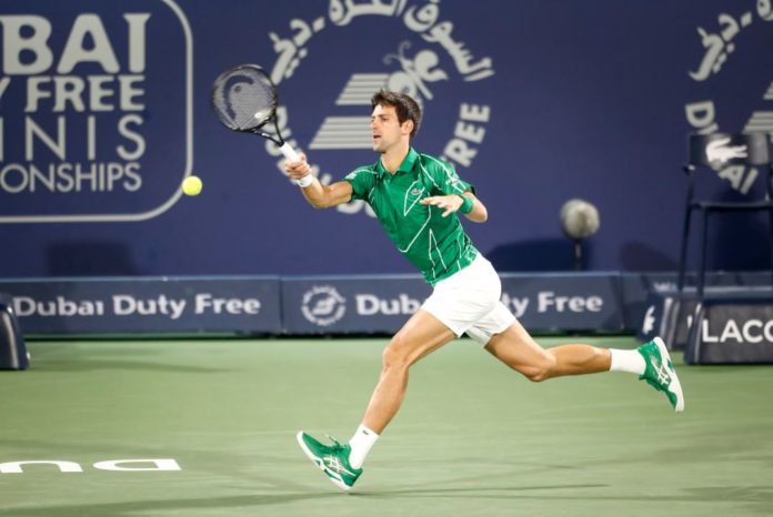 Novak Djokovic Dubai Duty Free Tennis