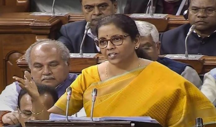 India Finance Minister Nirmala Sitharaman