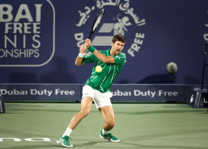Novak Djokovic semis Dubai
