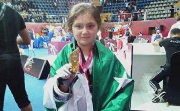 Pakistan’s youngest Taekwondo star wins gold medal in UAE Pakistani Aysha Ayaz Taekwondo champion