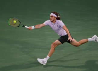 Tsitsipas, Evans meet in Dubai Duty Free Tennis semi-finals Stefanos Tsitsipas Dubai Duty Free Tennis