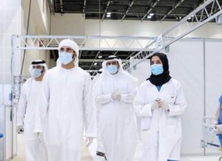 Sheikh Hamdan opens field hospital at DWTC Sheikh Hamdan DWTC hospital