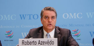 WTO predicts global trade to plunge by up to a third in 2020 WTO DG Roberto Azevedo 2020