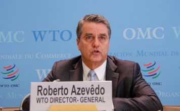WTO predicts global trade to plunge by up to a third in 2020 WTO DG Roberto Azevedo 2020