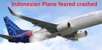 Indonesia’s Sriwijaya Air jet feared crashed with 62 aboard Indonesia’s Sriwijaya Air jet feared crashed after losing contact