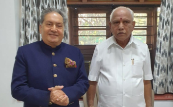 Kamal Vachani meets Karnataka chief minister Kamal Vachani meets Karnataka chief minister