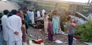 Over 30 lost lives, 100 injured in Pakistan train collision Over 30 lost lives, 100 injured in Pakistan train collision