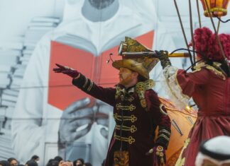 Steampunk travellers charm visitors at 40th Sharjah International Book Fair