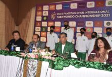 COAS Pakistan Open International (G1) Taekwondo Championship from Nov 6