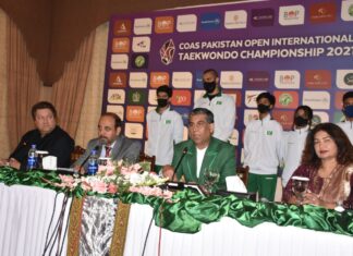 COAS Pakistan Open International (G1) Taekwondo Championship from Nov 6