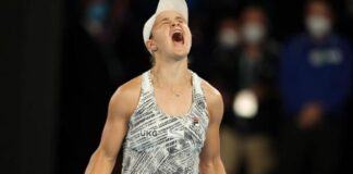 Australian Barty wins Australian Open tennis Australian Open Barty wins