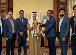 Sheikh Nahyan unveils Asia Cup trophy in Abu Dhabi Sheikh Nahyan unveils Asia Cup trophy in Abu Dhabi