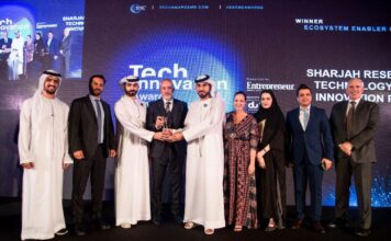 SRTI Park wins Entrepreneur Middle East’s ‘Ecosystem Enabler of the Year’ award SRTI Park wins Entrepreneur Middle East’s ‘Ecosystem Enabler of the Year’ award