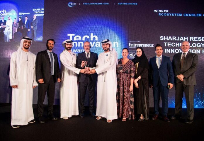 SRTI Park wins Entrepreneur Middle East’s ‘Ecosystem Enabler of the Year’ award