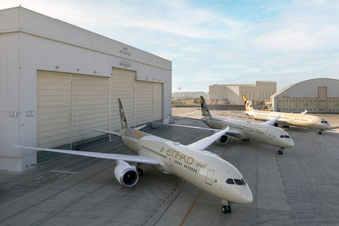 Three new 787-9 Dreamliners join Etihad Airways fleet