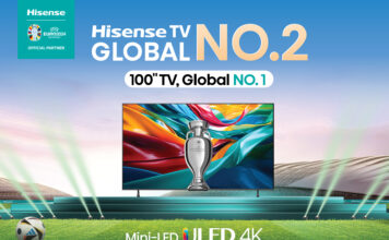 Hisense launches official TV of UEFA EURO 2024