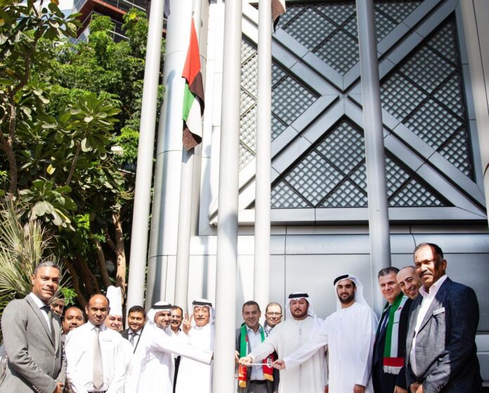Al Bandar Rotana Hotel Honors UAE Flag Day with Owners, Leadership and Colleagues
