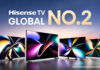 Hisense Secures No. 2 Spot in Global TV Shipments Share