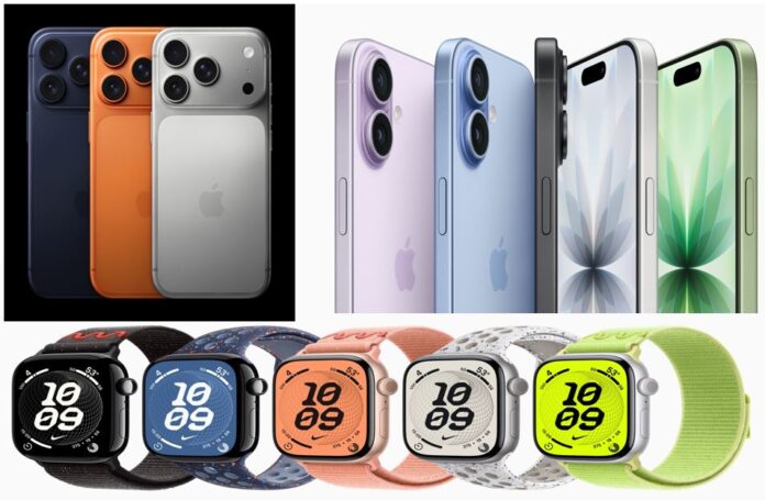 Apple iPhone series and watches