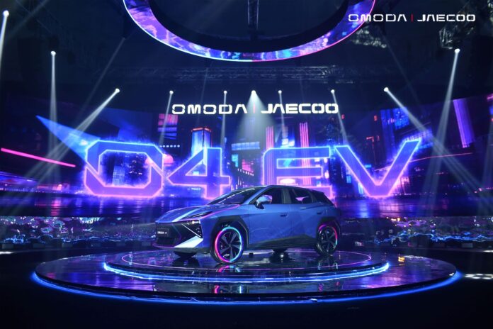 OMODA 4 EV aa OMODA 4 Makes Regional Debut at OMODA SUPER AI NIGHT, Bringing AI Mobility Closer to the UAE