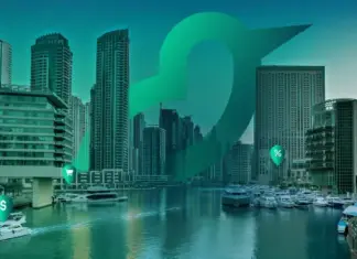 Tern expands flexible rent payments in Dubai with Tabby and Bayut Tern promotional graphic over Dubai Marina