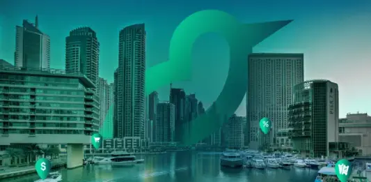 Tern expands flexible rent payments in Dubai with Tabby and Bayut Tern promotional graphic over Dubai Marina